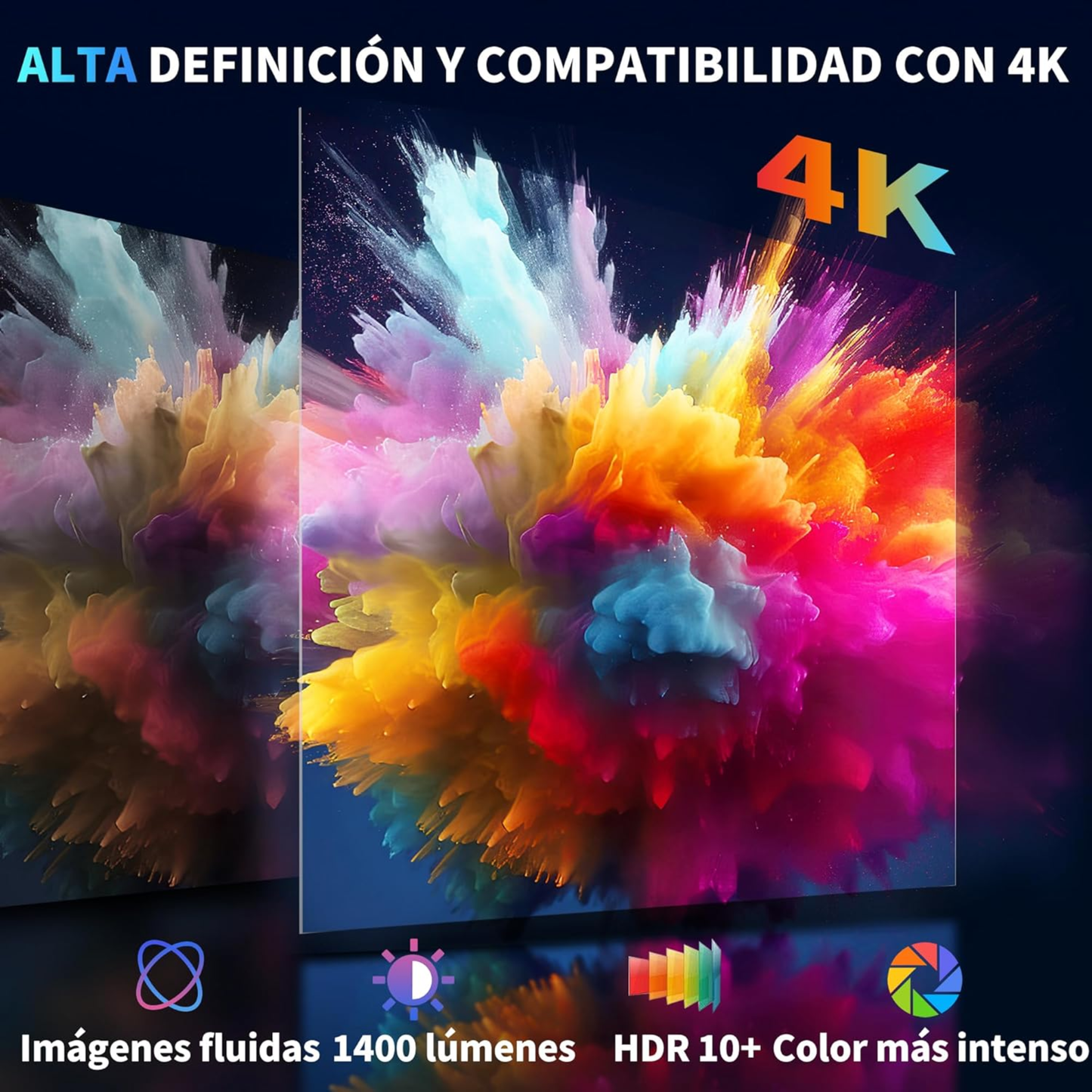 Proyector de Cine Portátil 4K