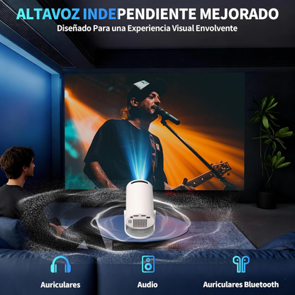 Proyector de Cine Portátil 4K